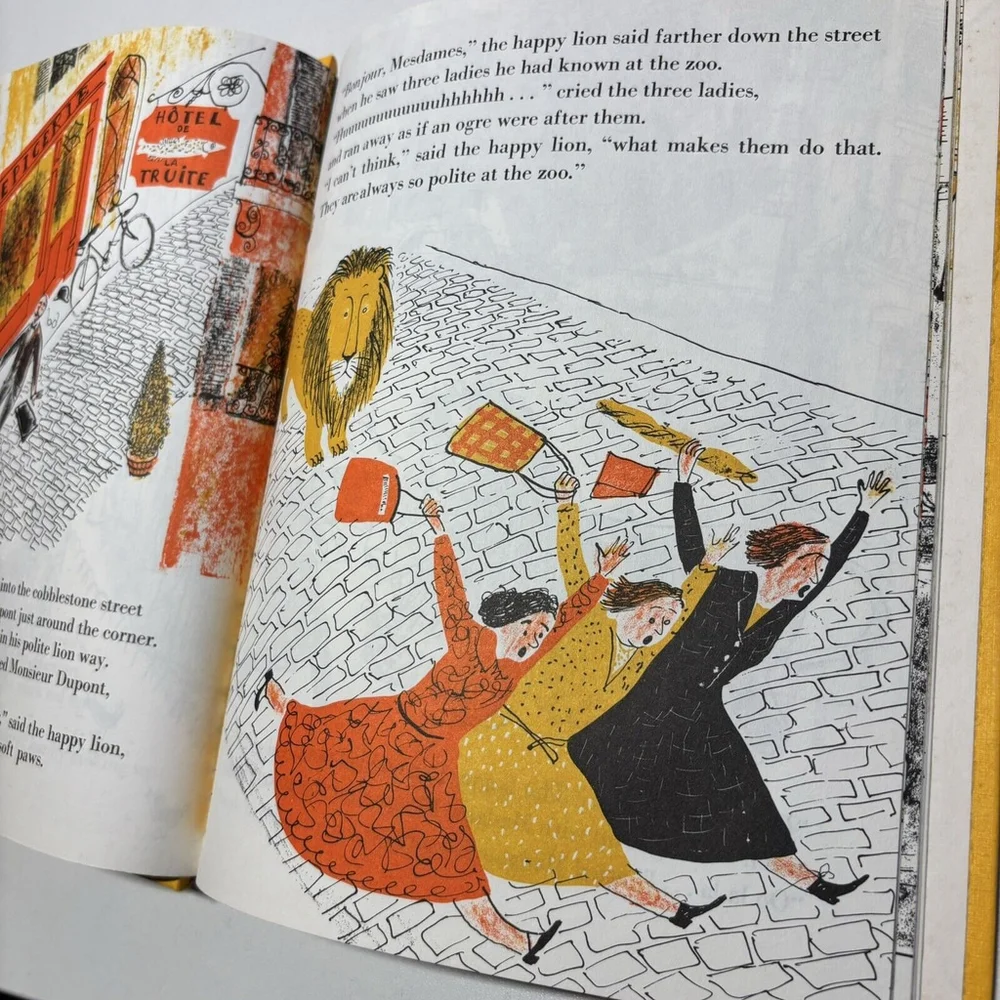 Vintage Children’s Literature: The Happy Lion 1954 - Louise Fatio